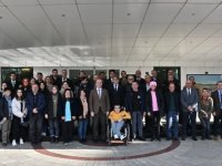KTÜ Rektörü Prof. Dr. Çuvalcı, engelli personel ve öğrencilerle bir araya geldi