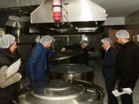 Çatak'ta okulların, kurumların ve öğretmenevinin yemekhaneleri denetlendi