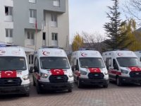 Ağrı'da 112 Acil Sağlık filosuna donanımlı 7 yeni ambulans katıldı