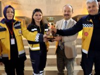Kayseri'de "Ambulans Rallisi"nde dereceye giren ekiplere ödülleri verildi