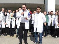 Trabzon'da Sağlık Çalışanlarından Filistin'e Destek ve "Sağlık Kırımı" Tepkisi