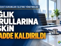 Sağlık kurullarına ilişkin 8 madde yürürlükten kaldırıldı