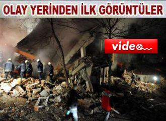 İstanbul'da bina çöktü