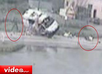 Ambulans böyle taklalar attı