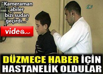 Düzmece haber için çocukları hasta ettiler